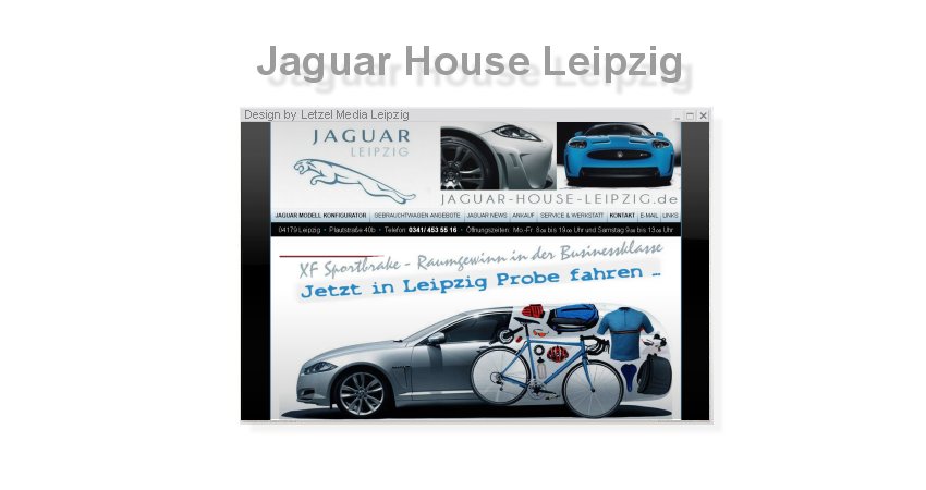 Referenz Webprojekt Jaguar Autohaus Leipzig